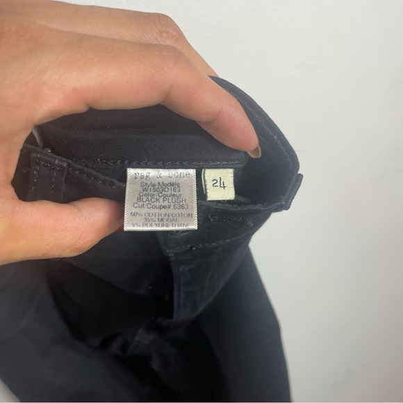 rag & bone Women's Black Skinny Jeans - Picture 6 of 6